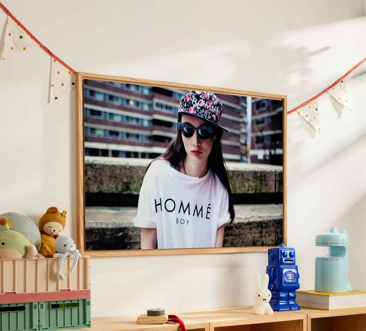 Homme Boy plexiglass da Aysha Banos