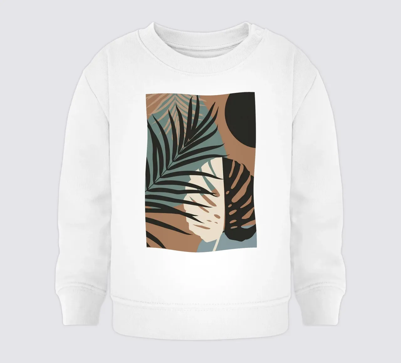 Yin Yang Monstera 4 felpa neonato da Nicholas Campbell