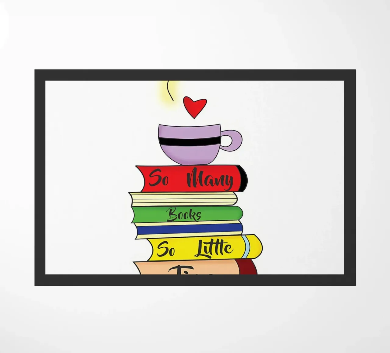 LIBRARY doormat by Aiden Garcia