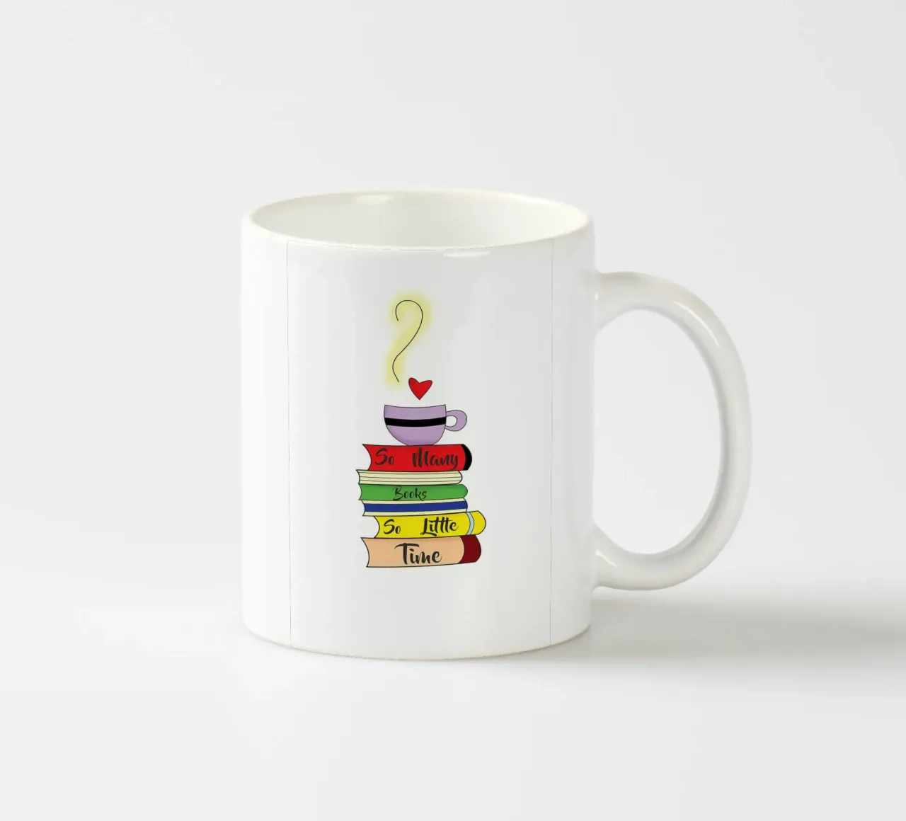 LIBRARY ceramic mug by Aiden Garcia