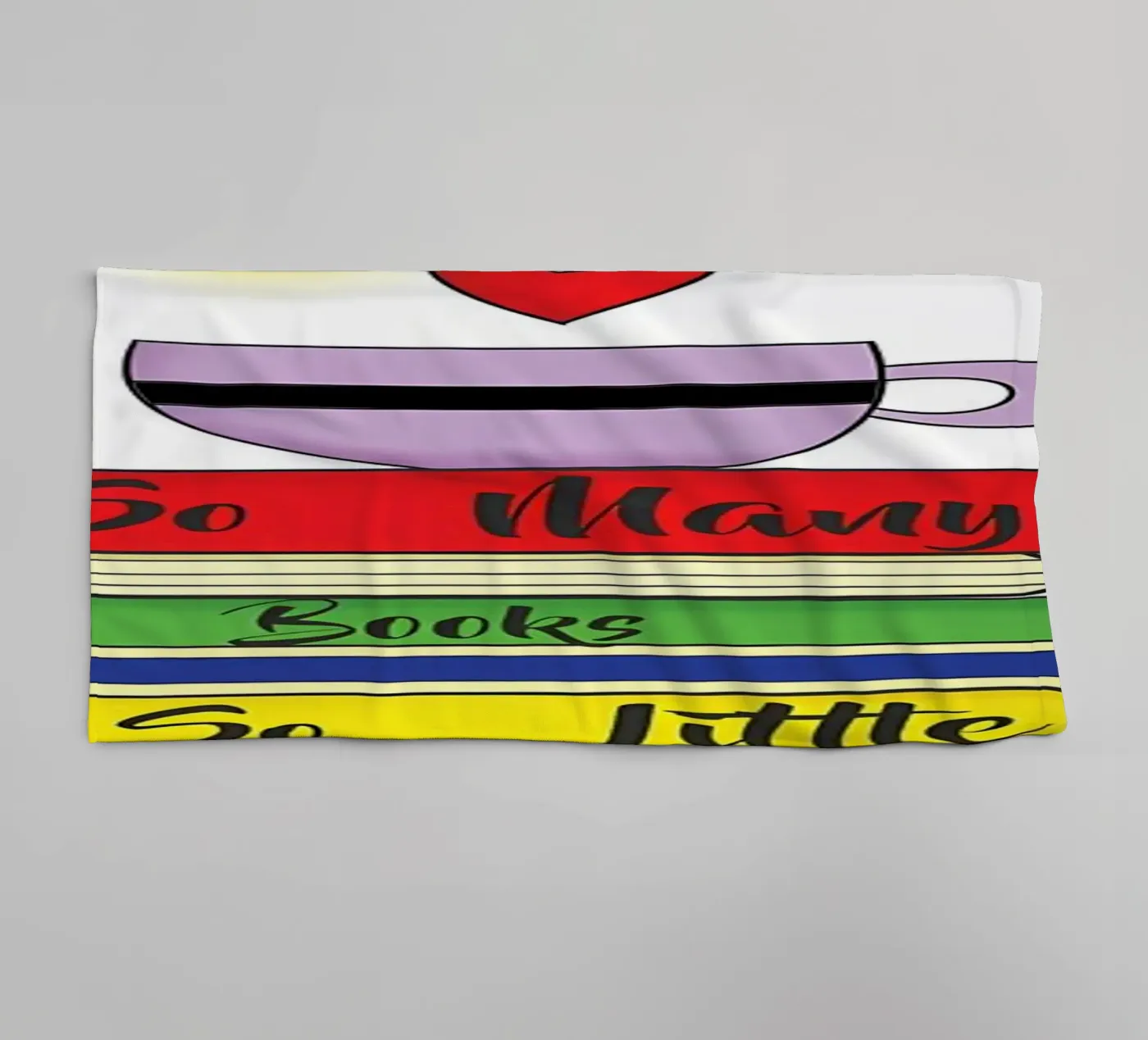 LIBRARY towel by Aiden Garcia