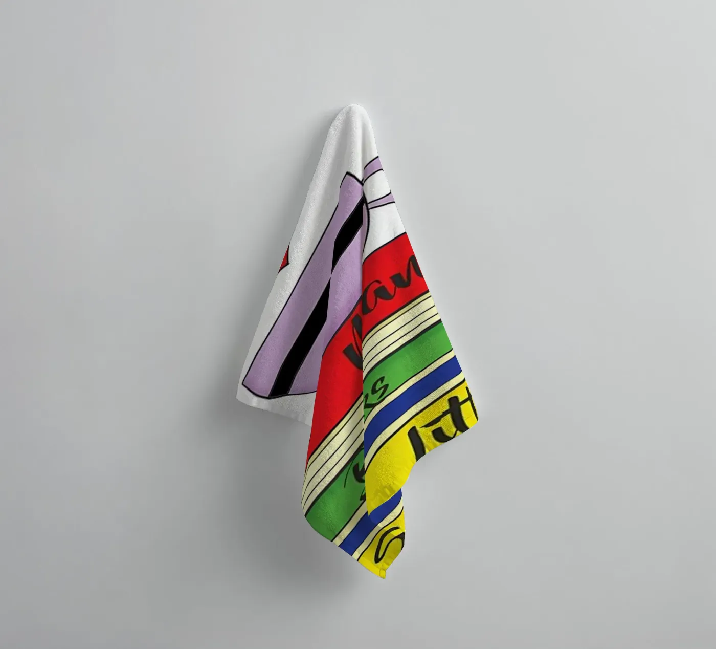 LIBRARY towel by Aiden Garcia