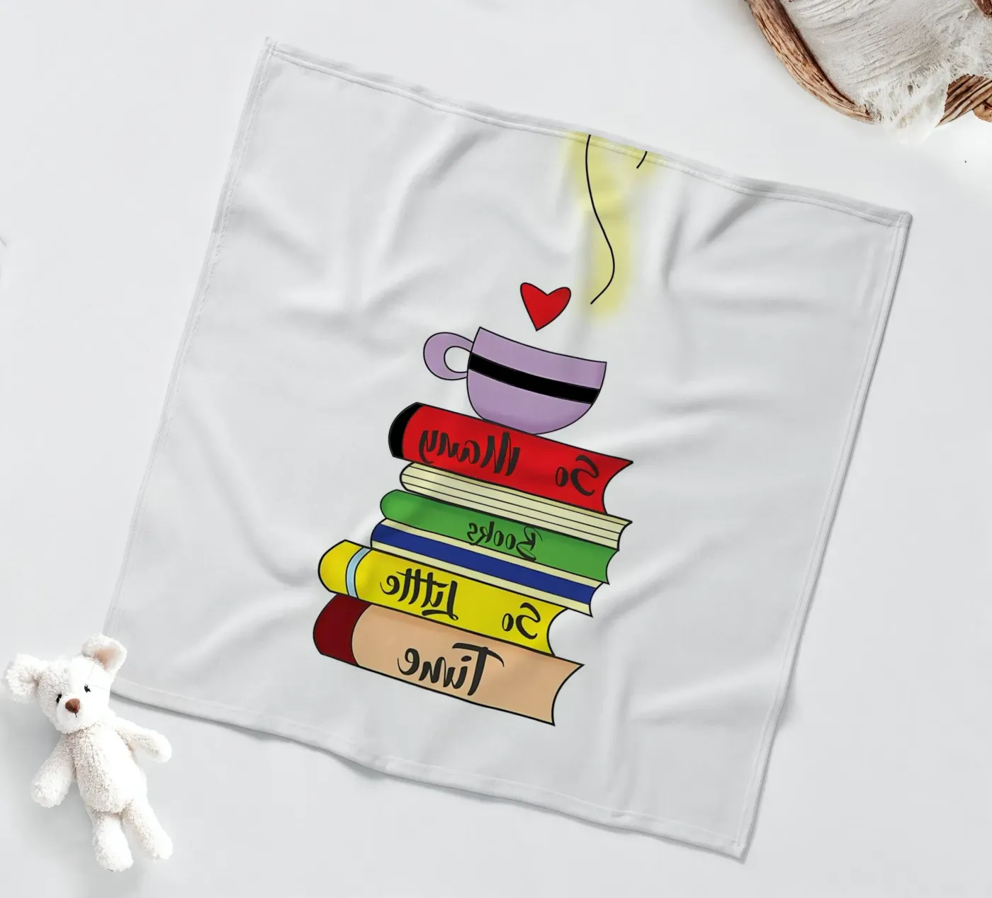 BIBLIOTHEEK fleecedeken van Aiden Garcia