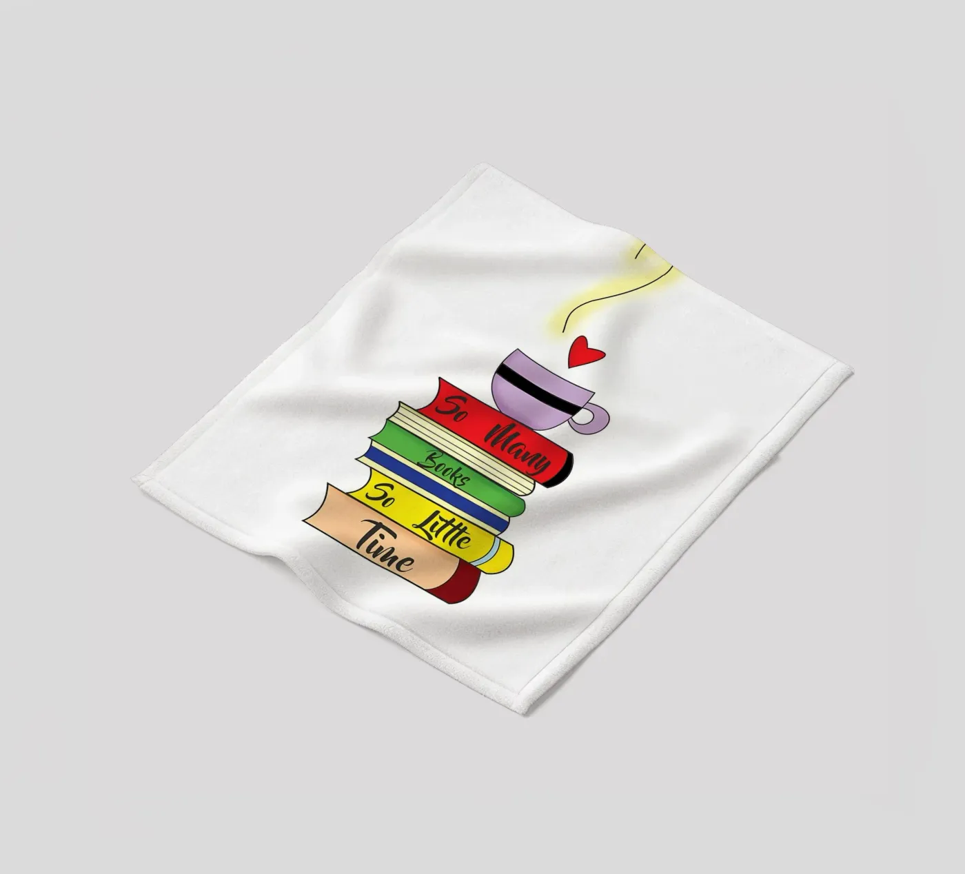 BIBLIOTHEEK fleecedeken van Aiden Garcia