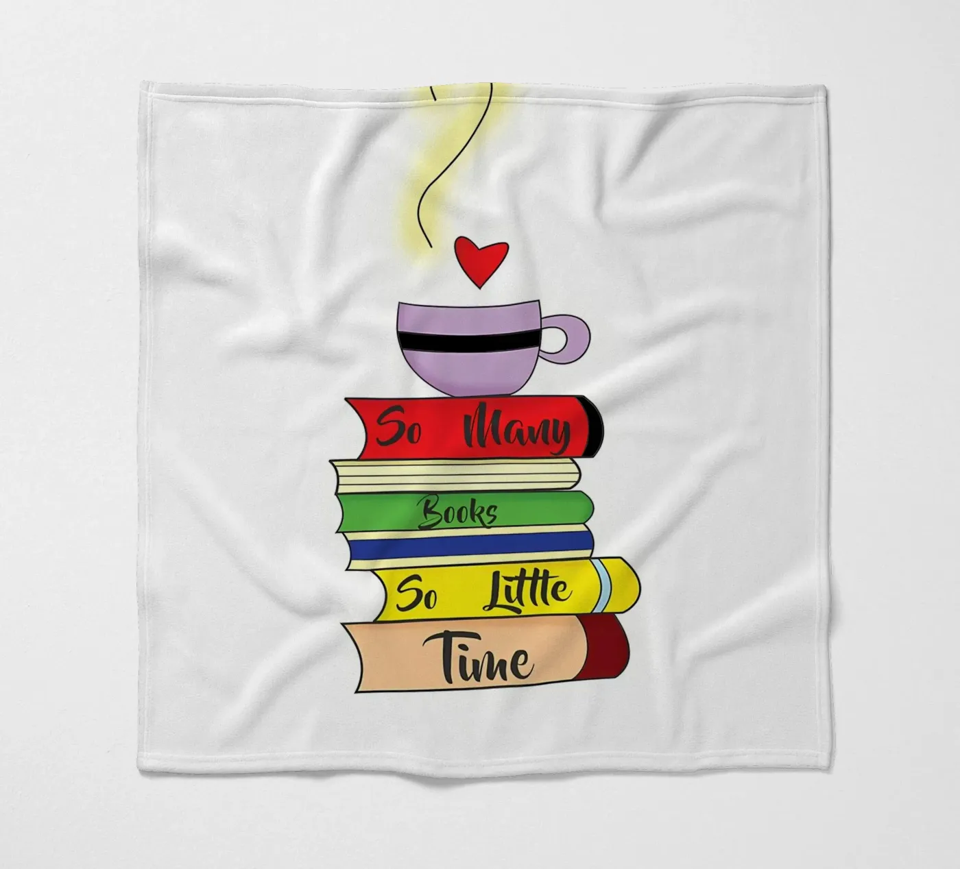 BIBLIOTHEEK fleecedeken van Aiden Garcia