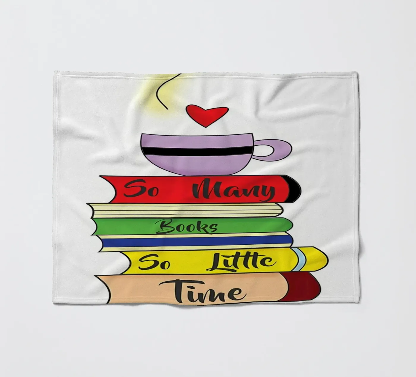 BIBLIOTHEEK fleecedeken van Aiden Garcia