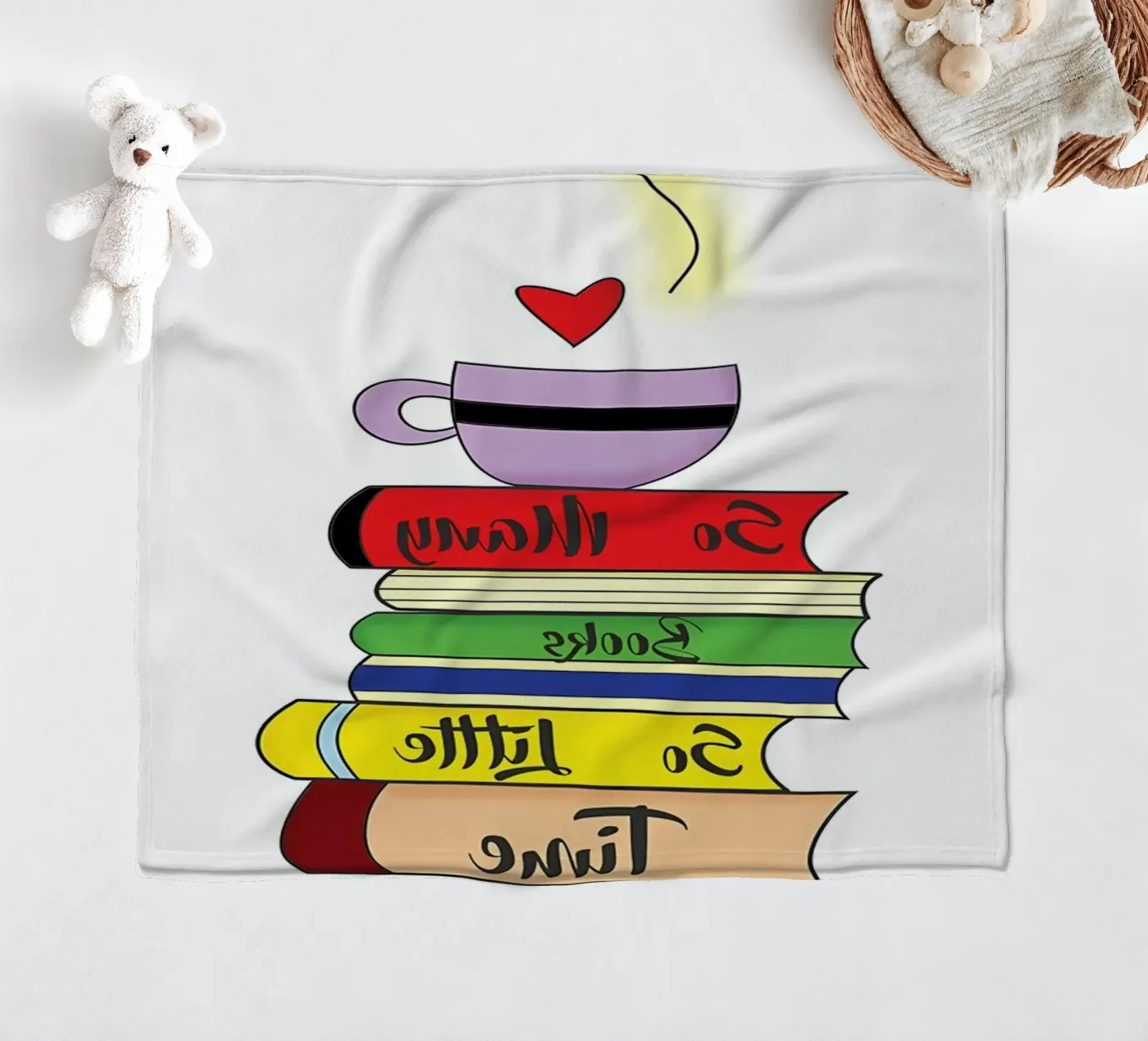 BIBLIOTECA coperta in pile da Aiden Garcia