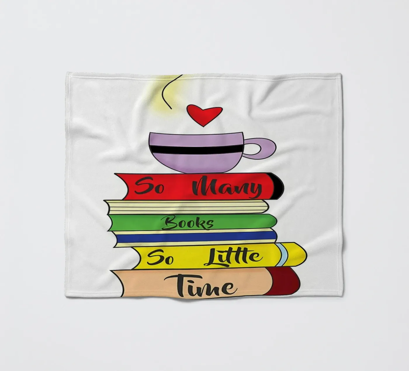 BIBLIOTHEEK fleecedeken van Aiden Garcia
