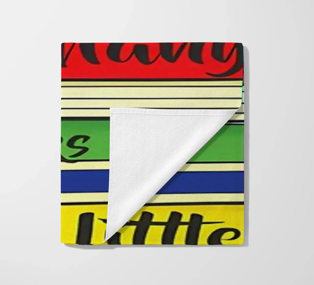 BIBLIOTHEEK strandhanddoek van Aiden Garcia