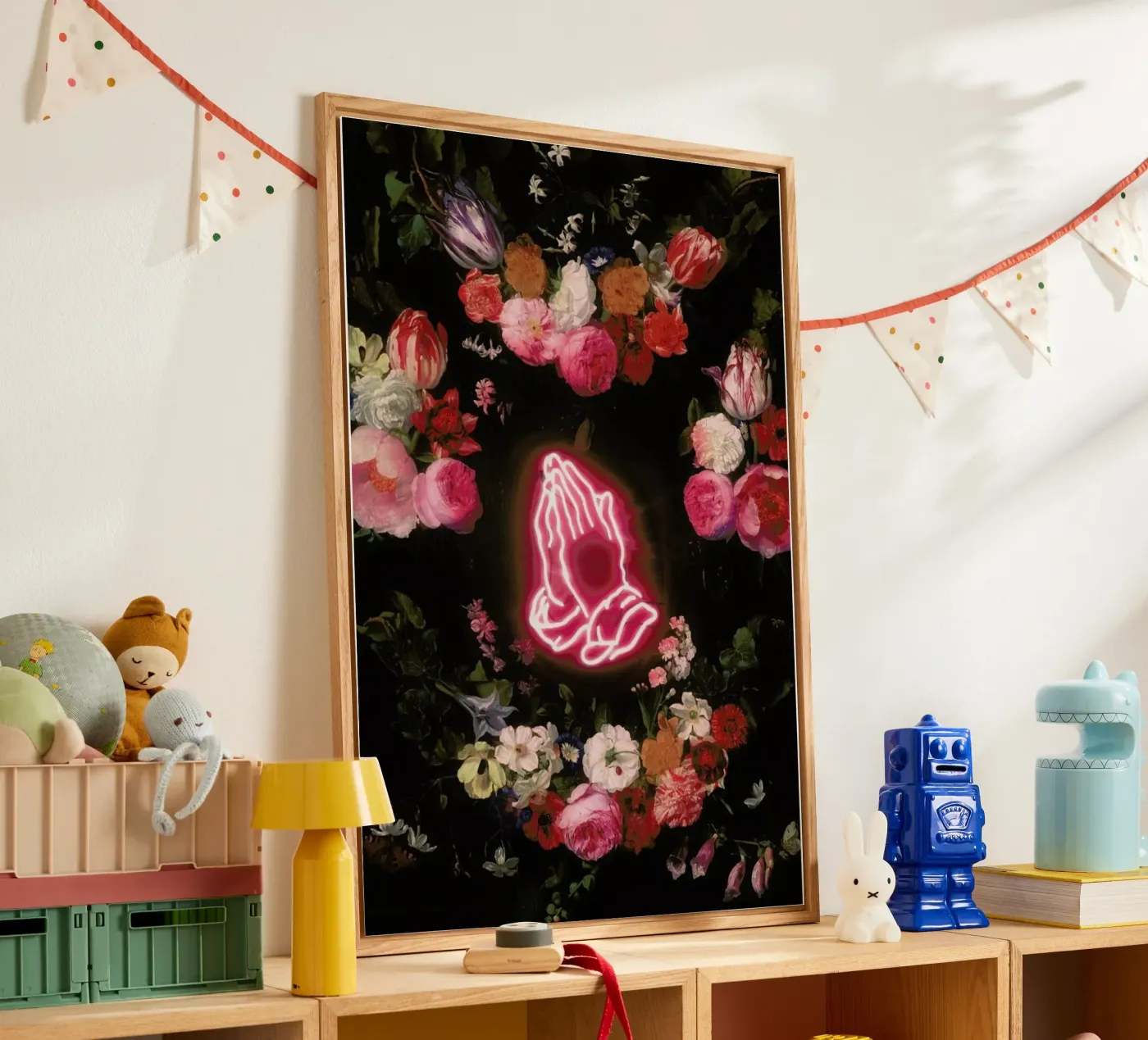 Praying For Flowers plexiglass da Jonas Loose