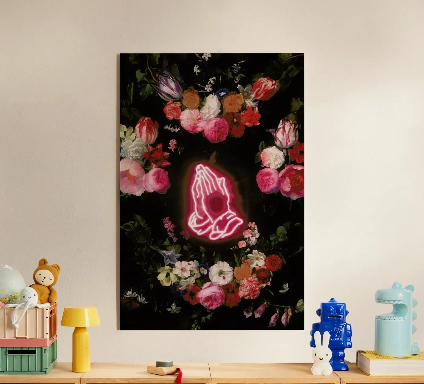 Praying For Flowers plexiglass da Jonas Loose