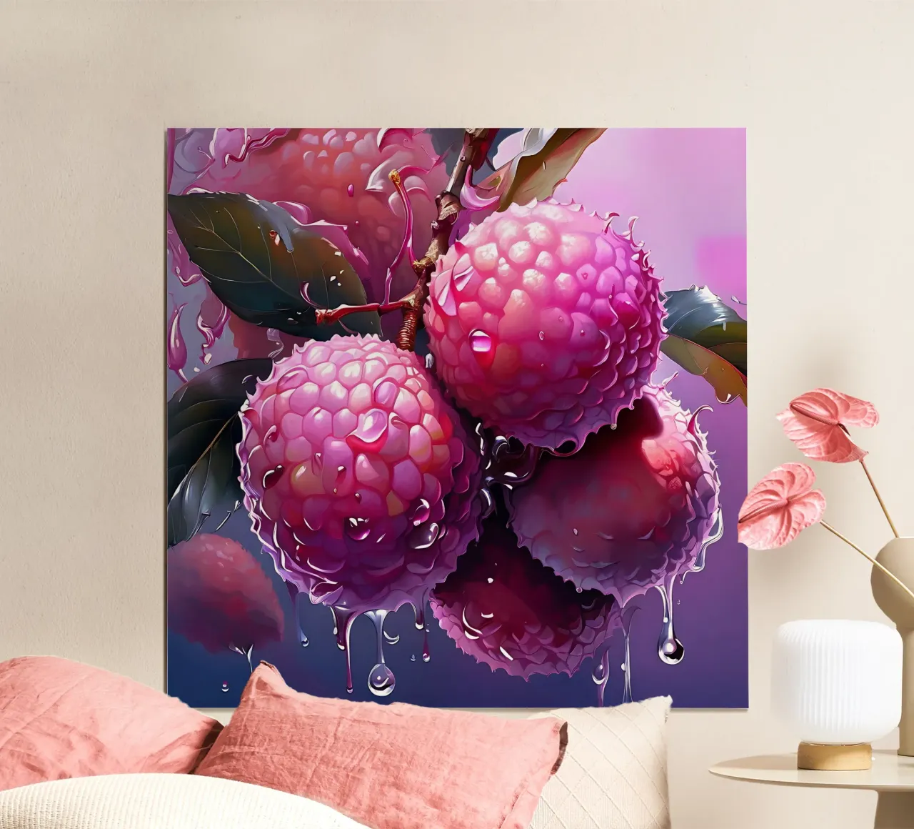 Litchi_1 carta hahnemühle da Pink- und LoveArt by LK