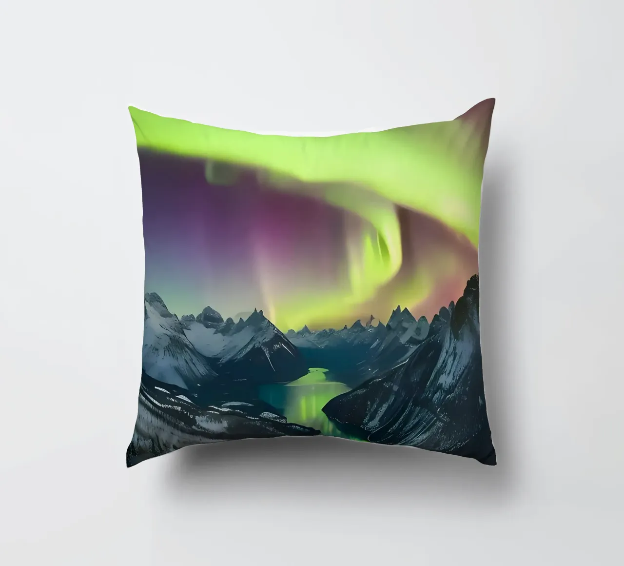 Montagna Aurora cuscino da Matthew Katz