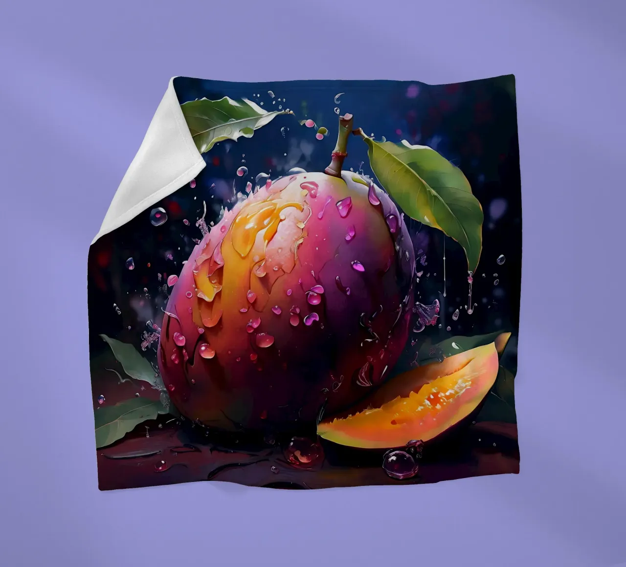 Mango_1 coperta in pile da Pink- und LoveArt by LK