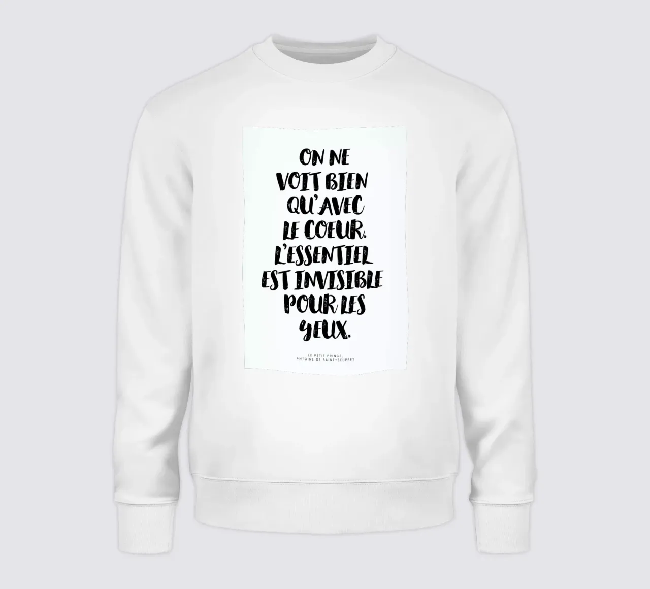 Voir avec le cœur felpa da typed