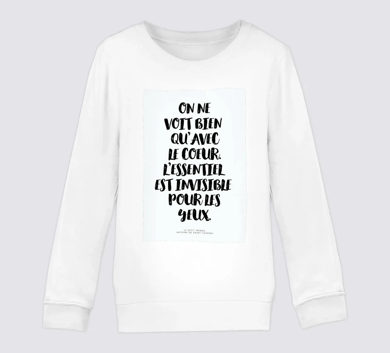 Voir avec le cœur felpa bambino da typed