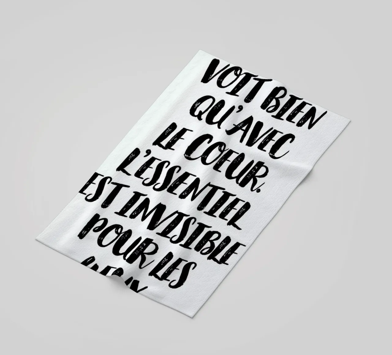 Voir avec le cœur telo mare da typed