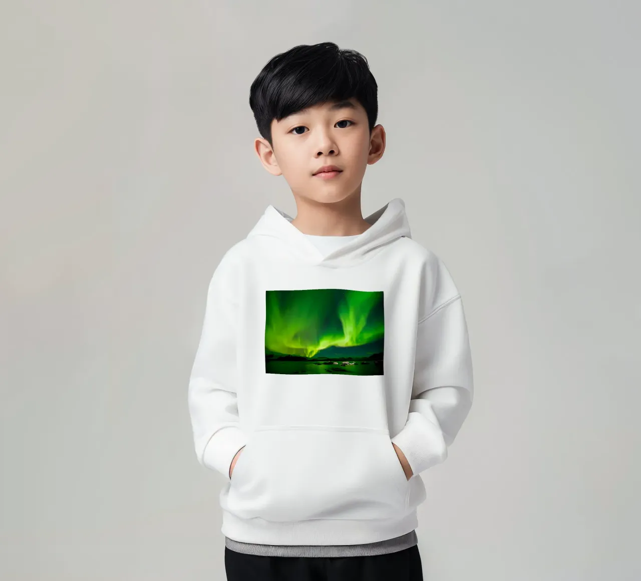 Aurora Shot kids hoodie by Matthew Katz
