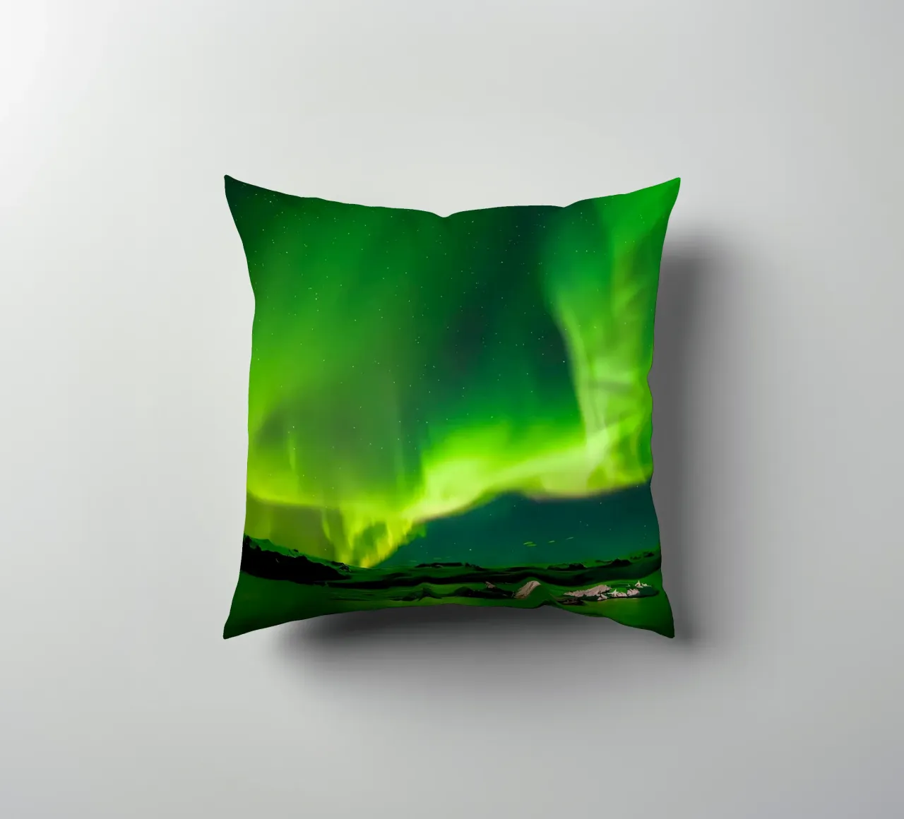 Aurora Shot decorative cushion by Matthew Katz