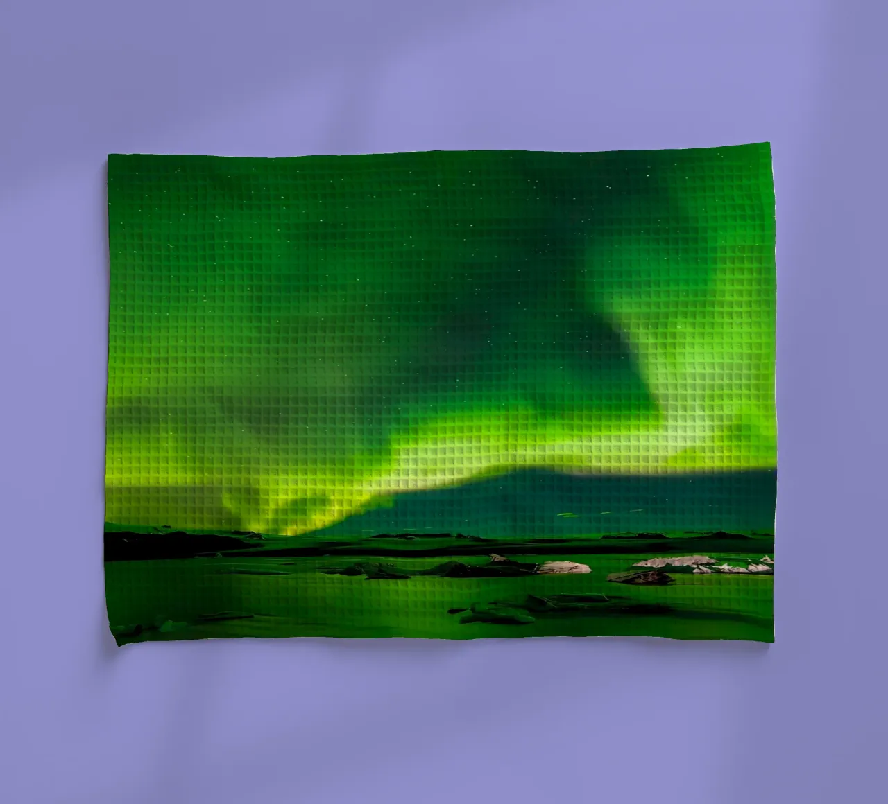 Aurora Shot tea towel by Matthew Katz