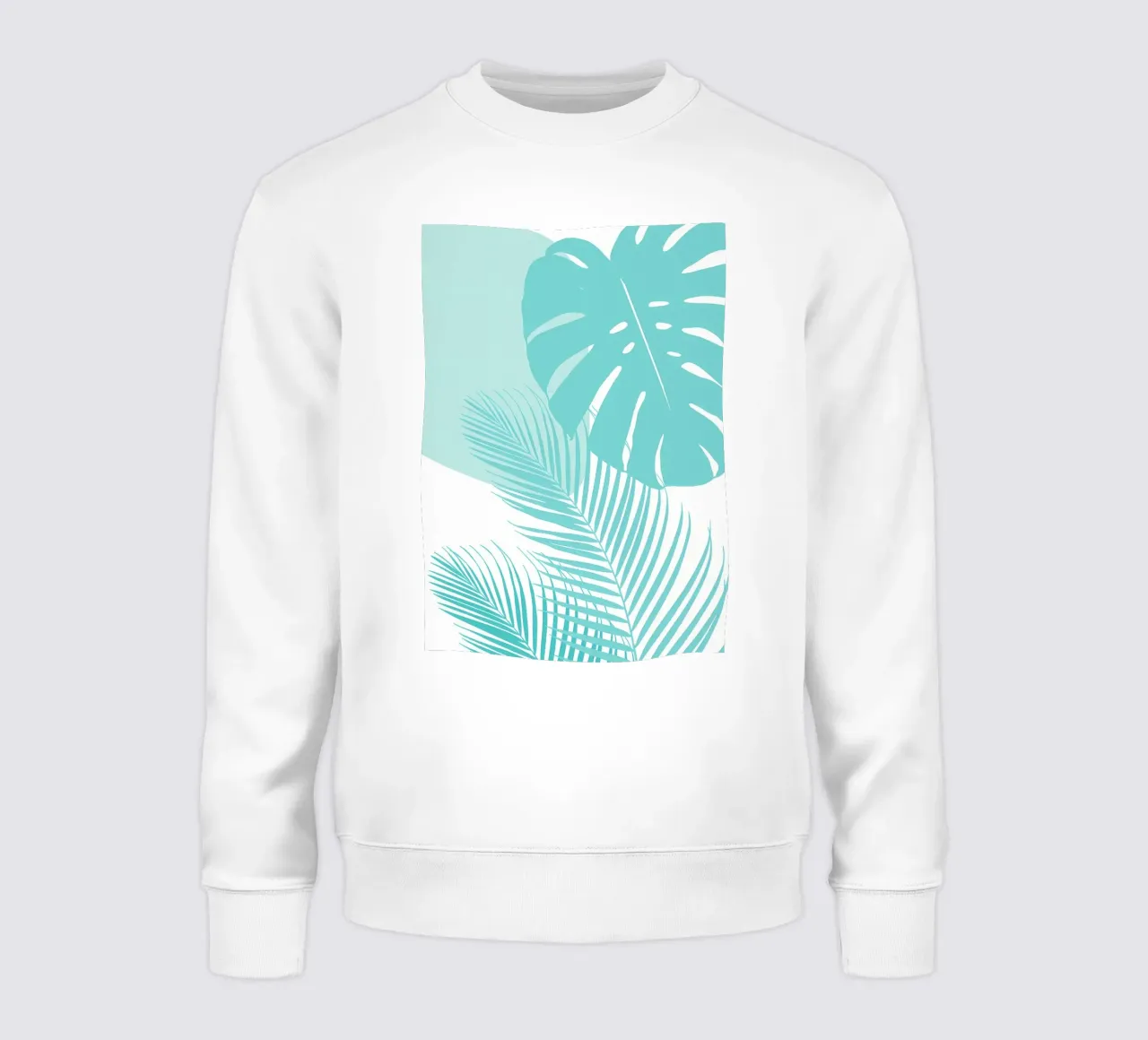 Monstera minima Palm 10a felpa da Nicholas Campbell