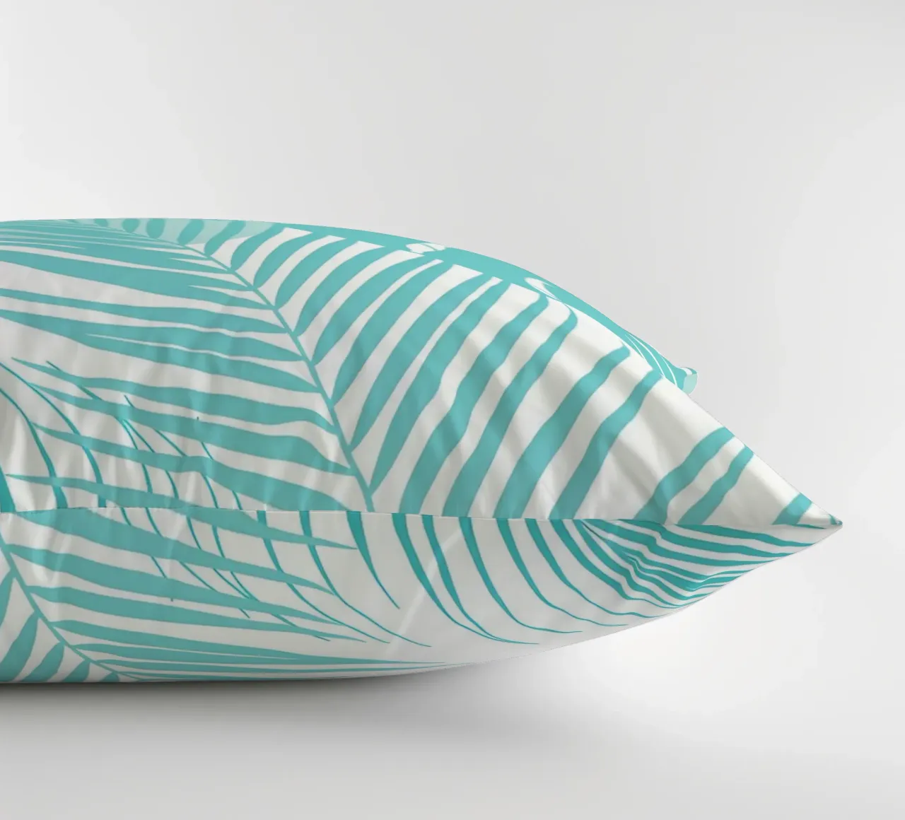 Monstera minima Palm 10a cuscino da Nicholas Campbell