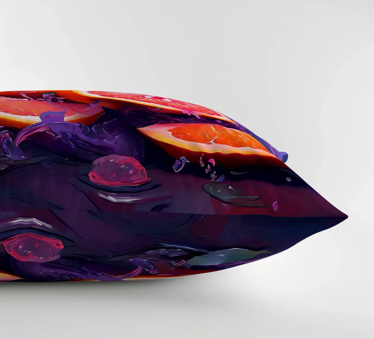 Arancione_1 cuscino da Pink- und LoveArt by LK