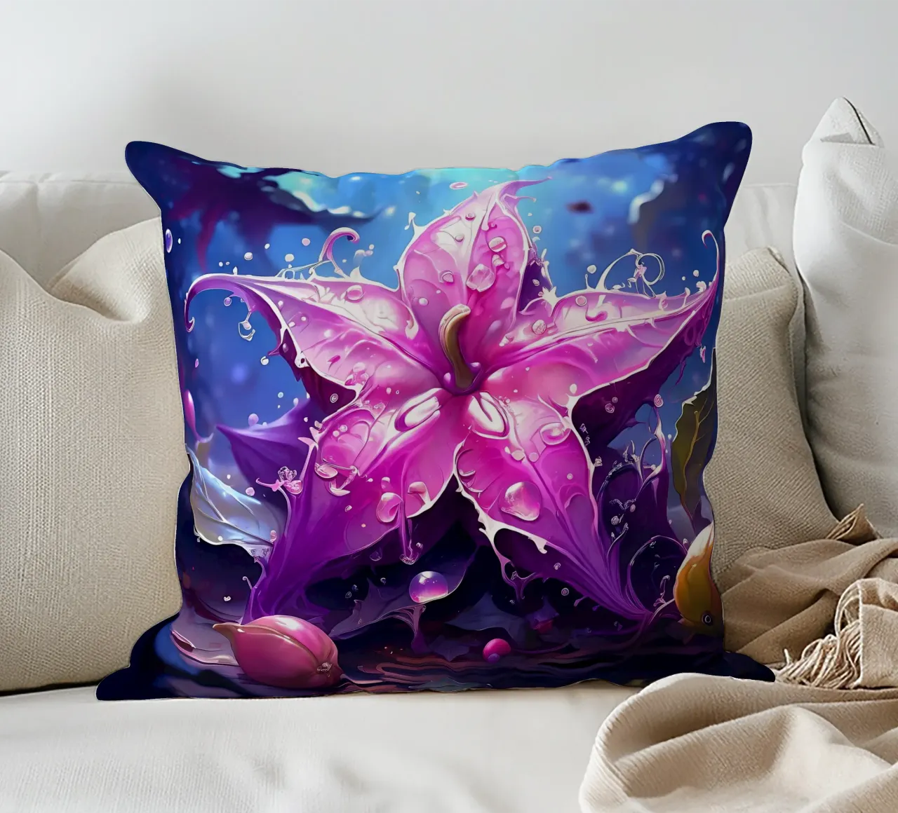 Pompelmo_1 cuscino da Pink- und LoveArt by LK
