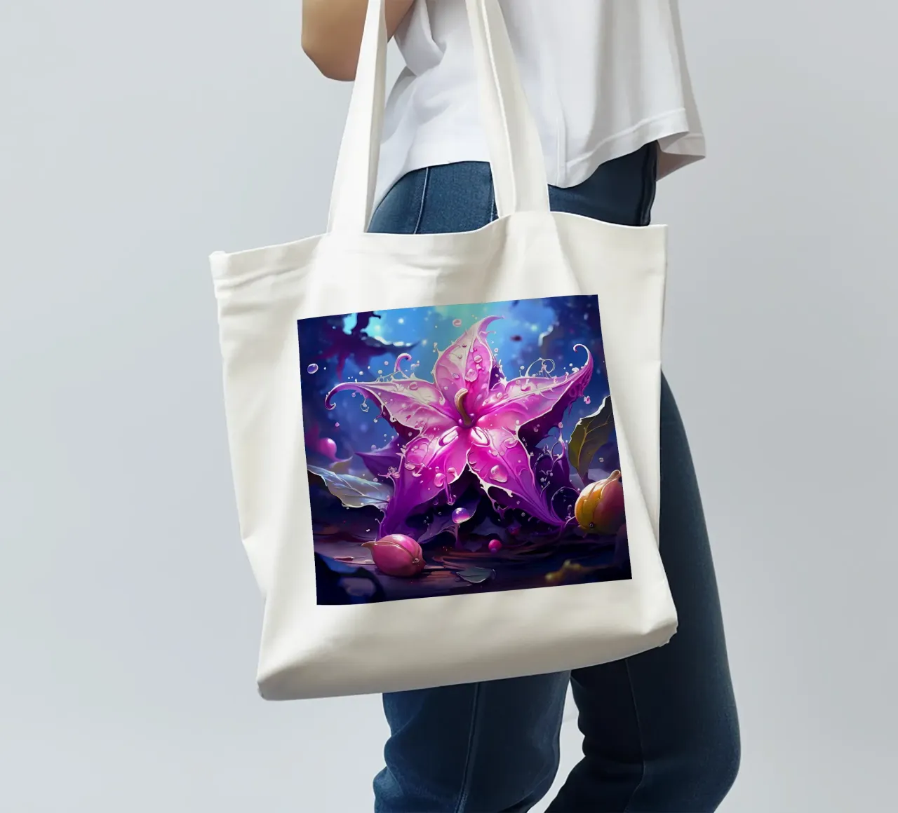 Pompelmo_1 borsa in juta da Pink- und LoveArt by LK