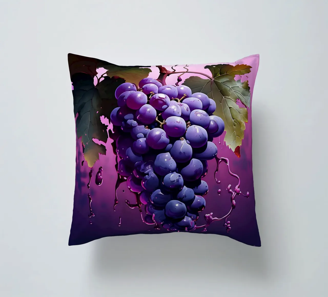 Uva_1 cuscino da Pink- und LoveArt by LK