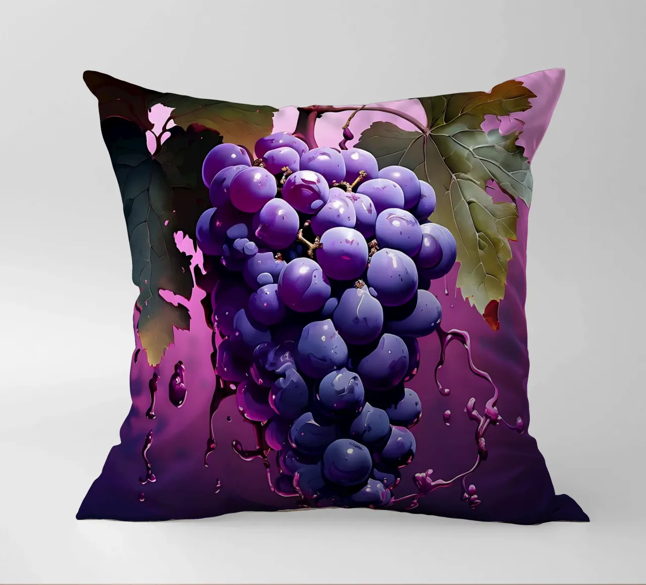 Uva_1 cuscino da Pink- und LoveArt by LK