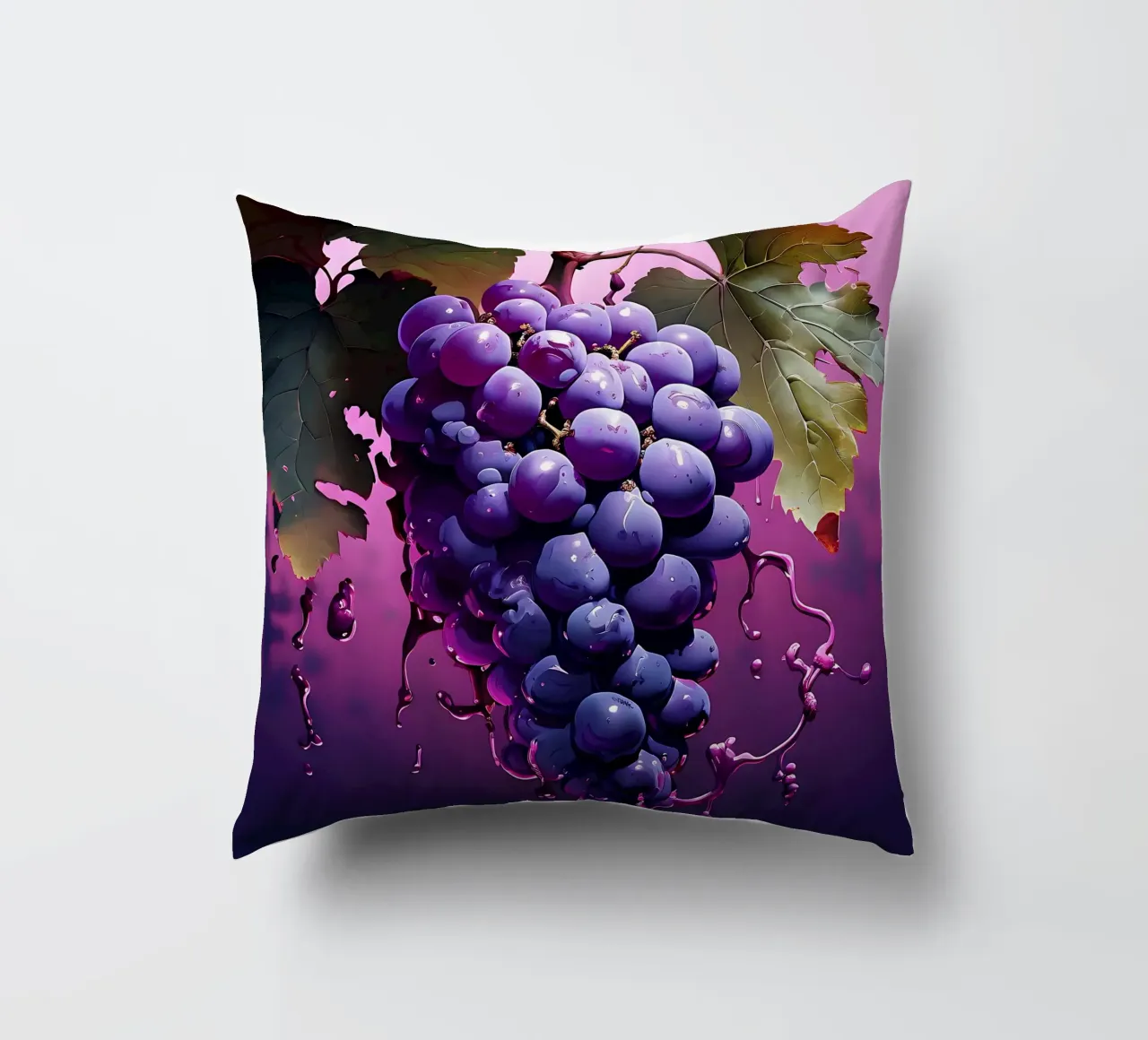 Uva_1 cuscino da Pink- und LoveArt by LK