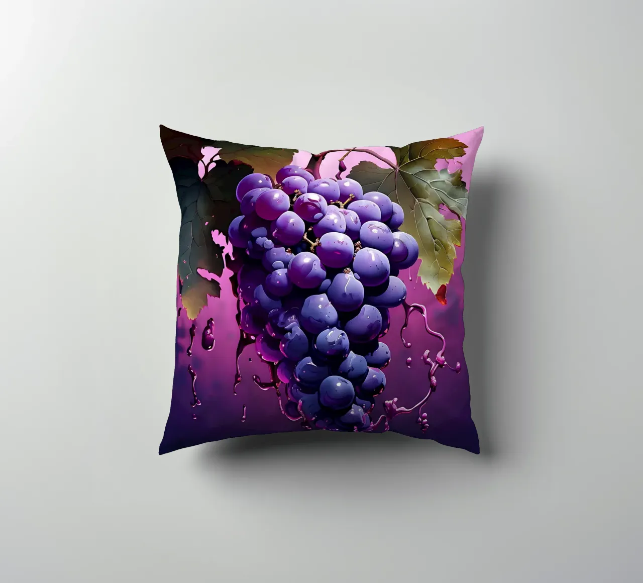 Uva_1 cuscino da Pink- und LoveArt by LK