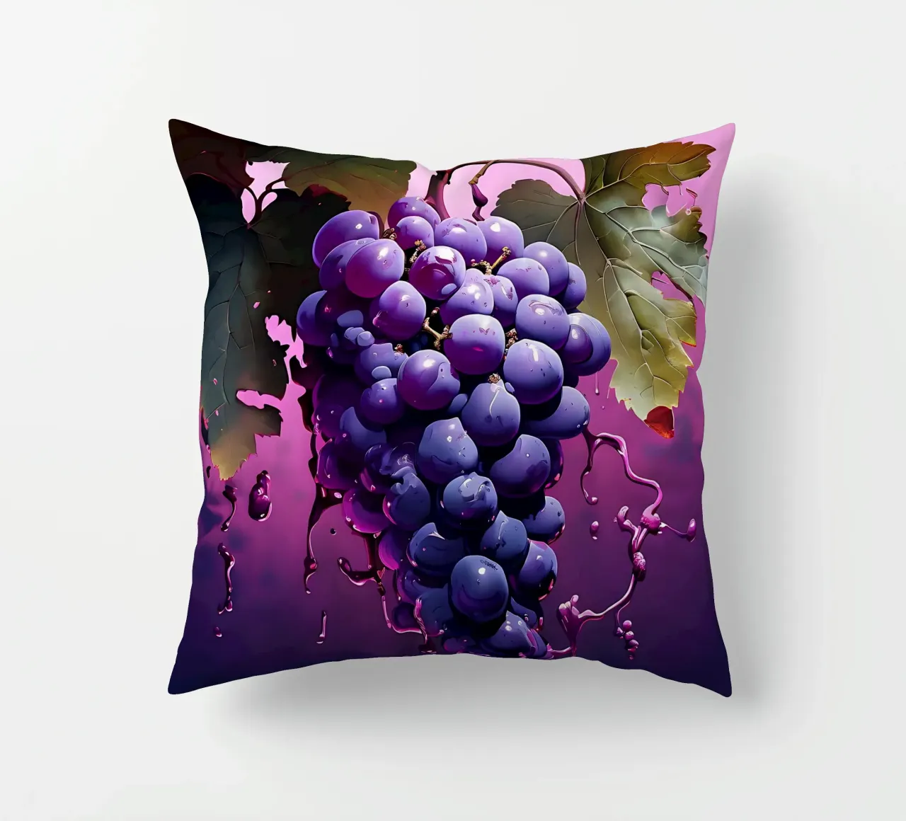 Uva_1 cuscino da Pink- und LoveArt by LK