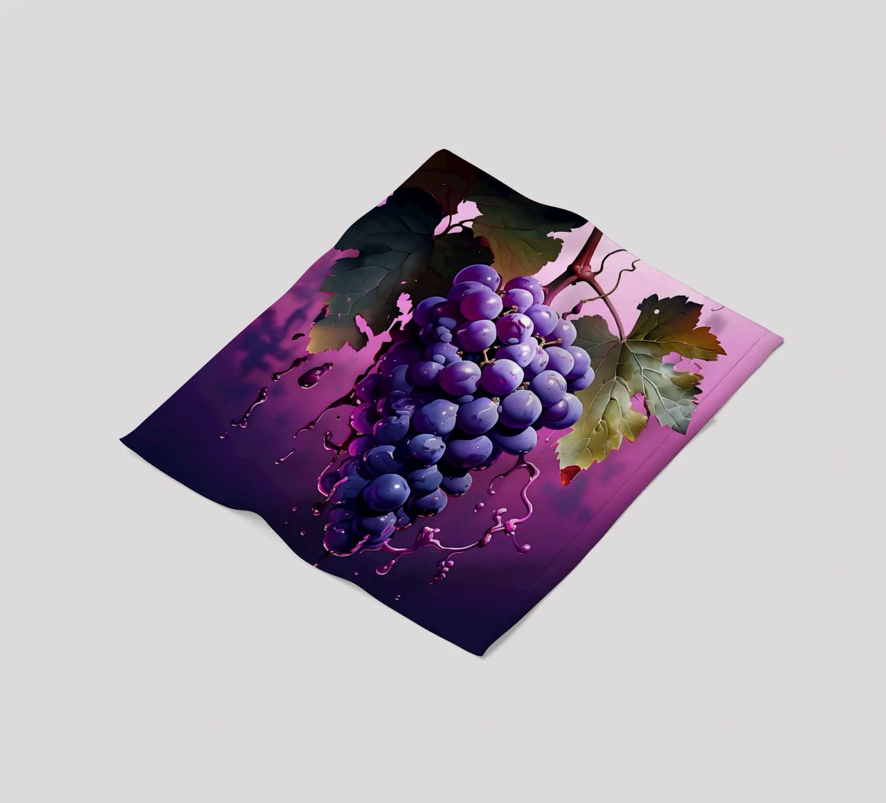 Uva_1 coperta in pile da Pink- und LoveArt by LK
