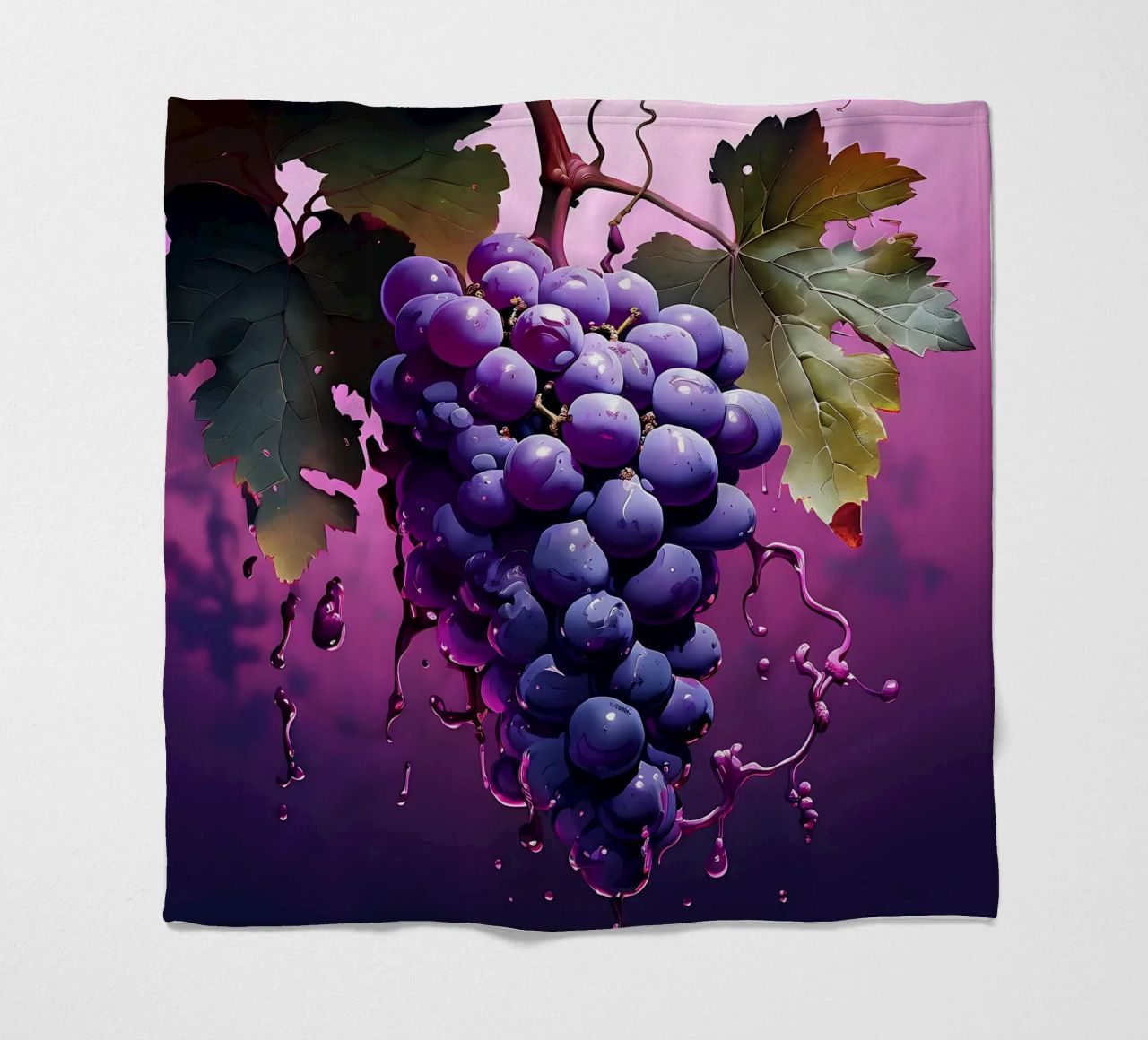Uva_1 coperta in pile da Pink- und LoveArt by LK