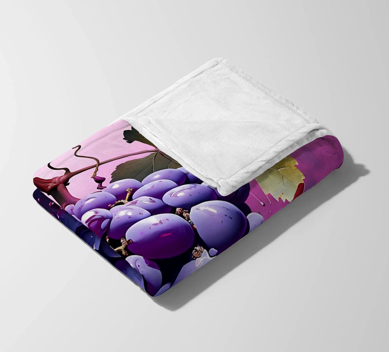 Uva_1 coperta in pile da Pink- und LoveArt by LK