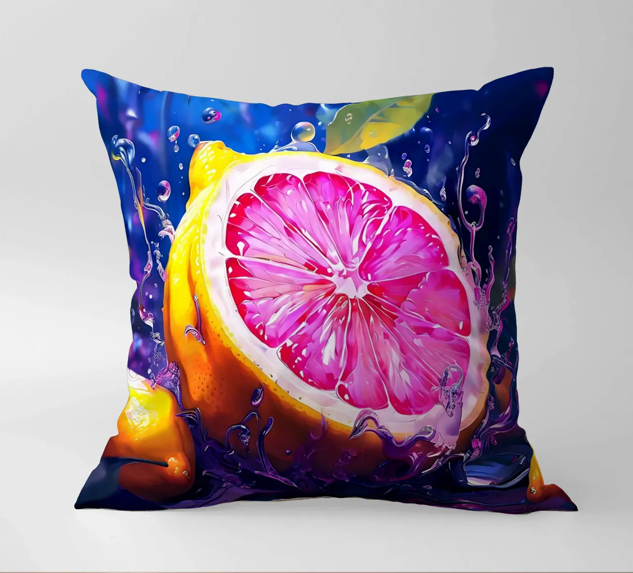 Zitrone_1 kussen van Pink- und LoveArt by LK