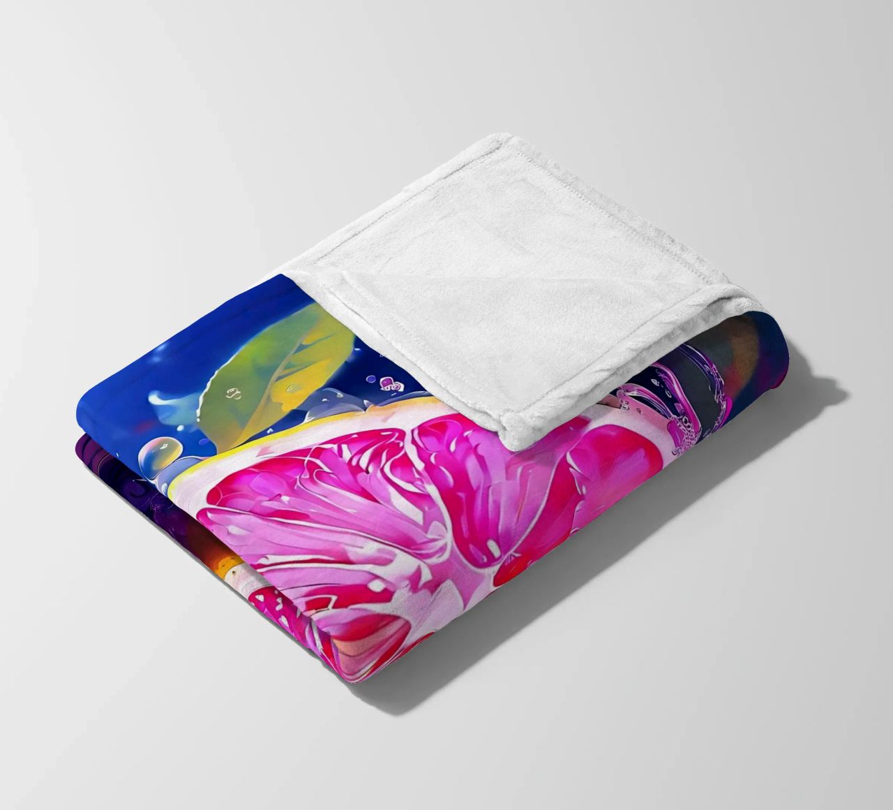 Zitrone_1 coperta in pile da Pink- und LoveArt by LK