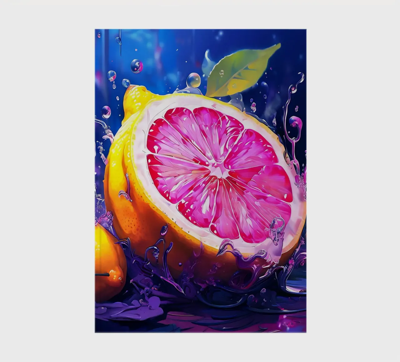 Zitrone_1 cuaderno de Pink- und LoveArt by LK