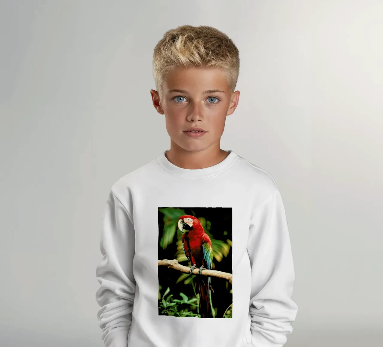 Perching Parrot felpa bambino da Natural Kingdom