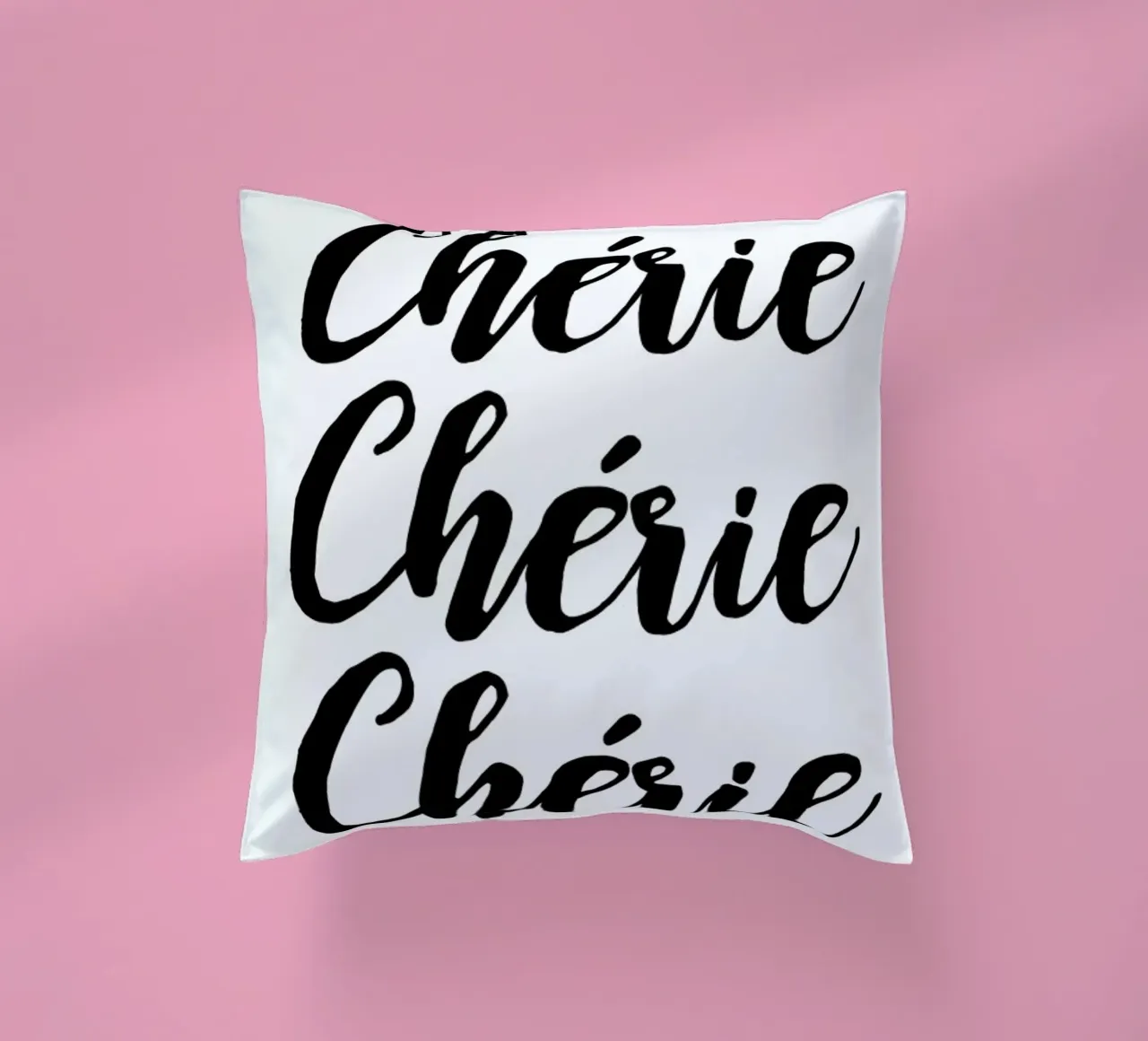 Chérie cuscino da typed
