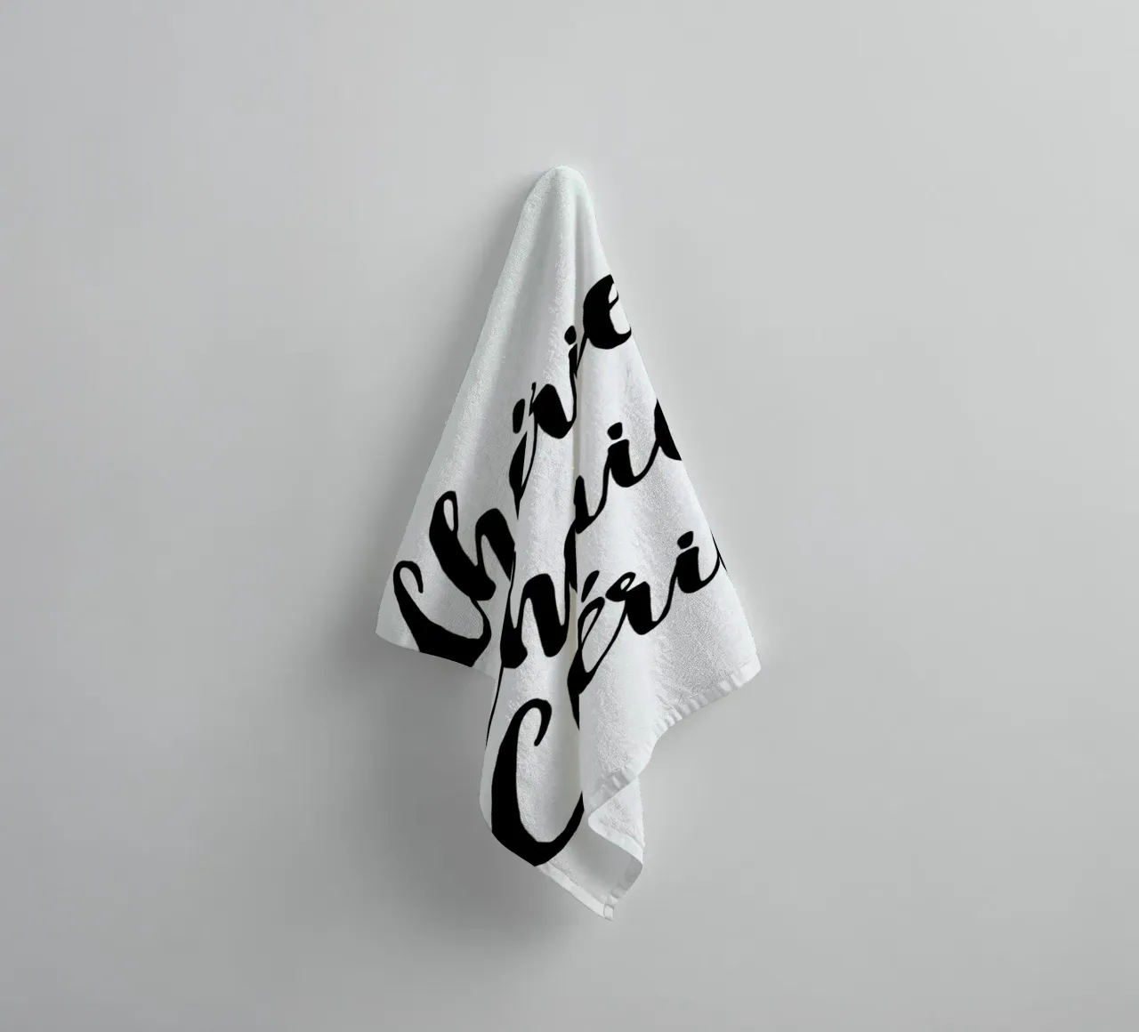 Chérie towel by typed