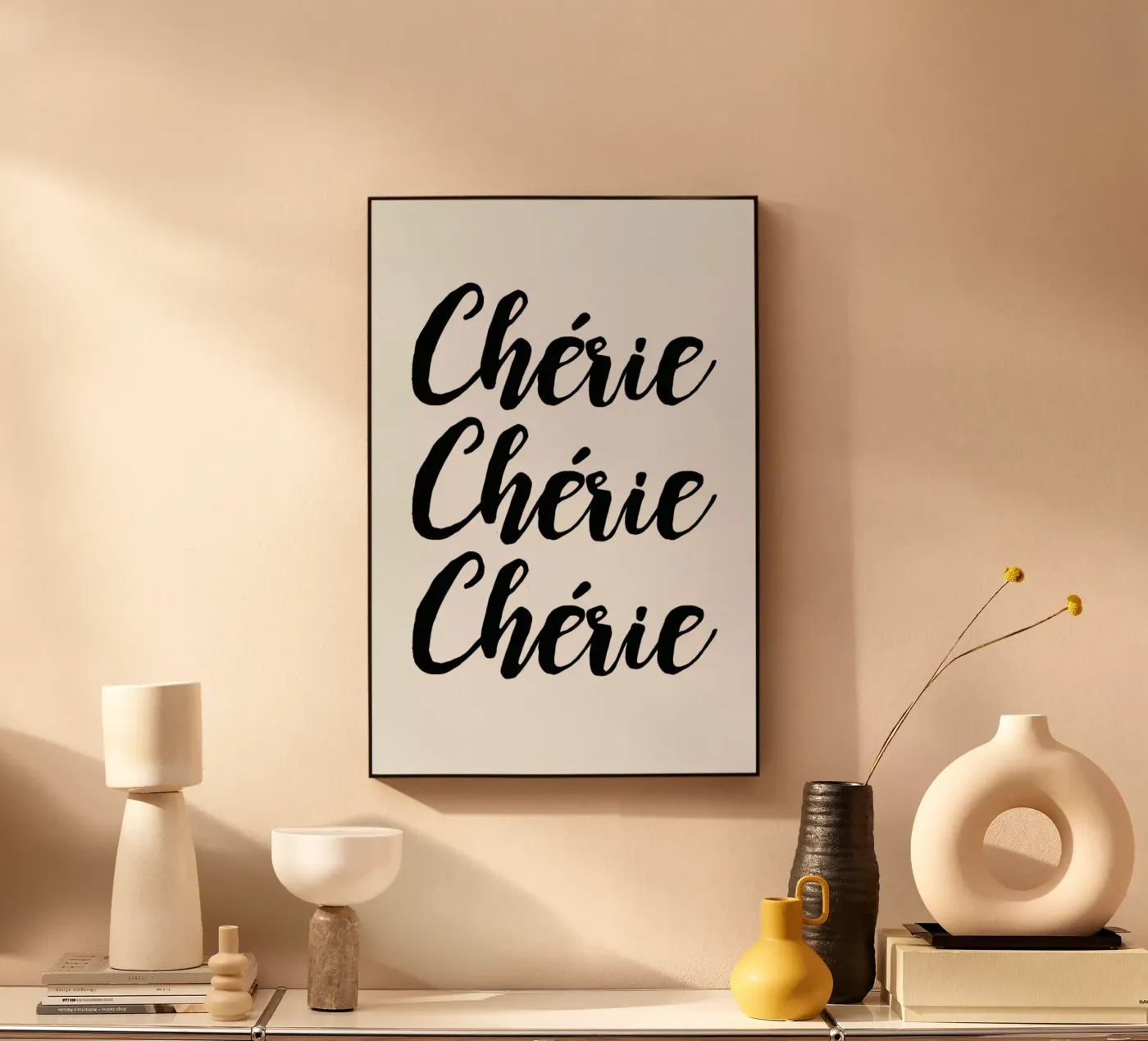 Chérie Acryl-Glas von typed