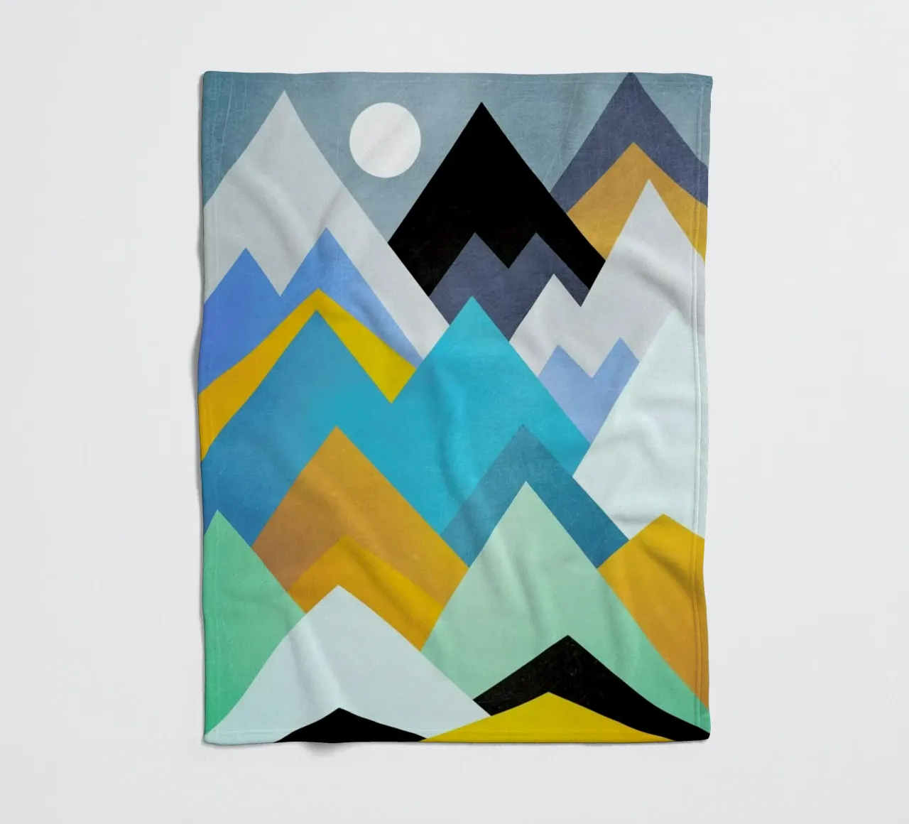 A Golden Winter Day fleece blanket by Elisabeth Fredriksson