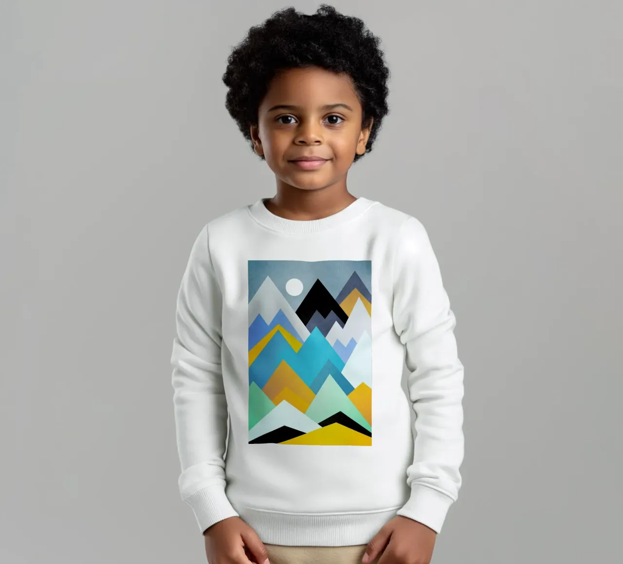 A Golden Winter Day kids sweatshirt by Elisabeth Fredriksson
