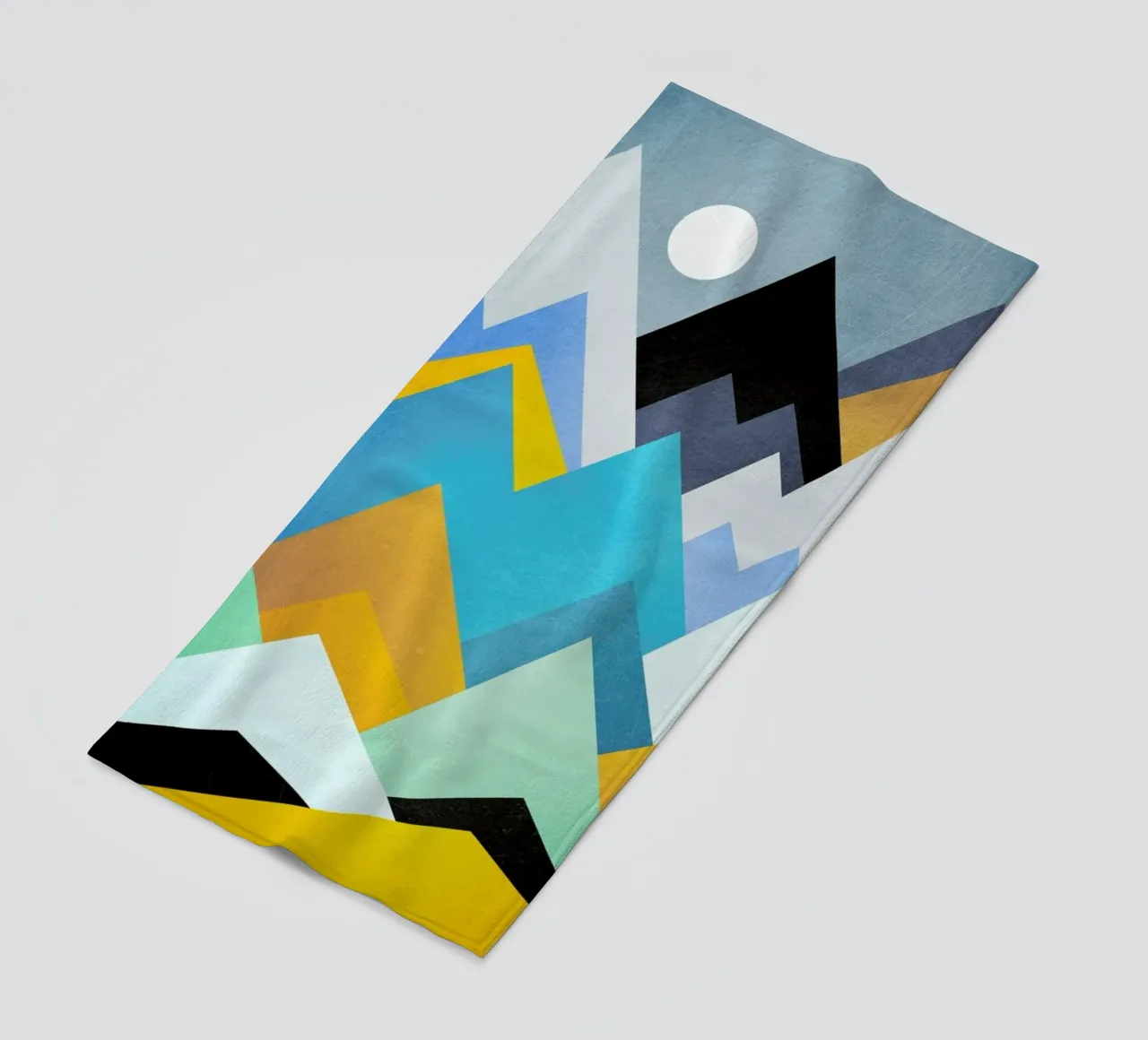 A Golden Winter Day beach towel by Elisabeth Fredriksson