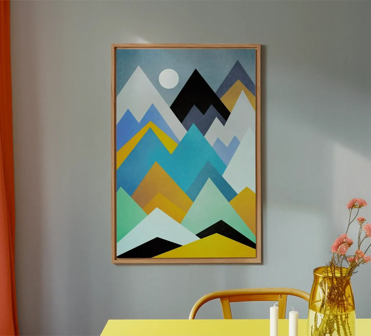 A Golden Winter Day forex plate by Elisabeth Fredriksson