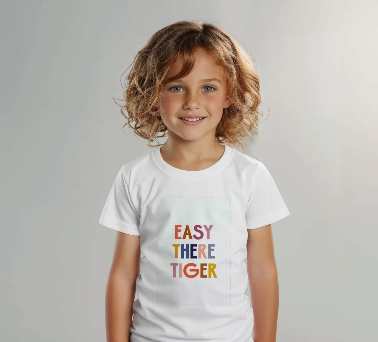 Easy There Tiger kids t-shirt by Little Flourishes