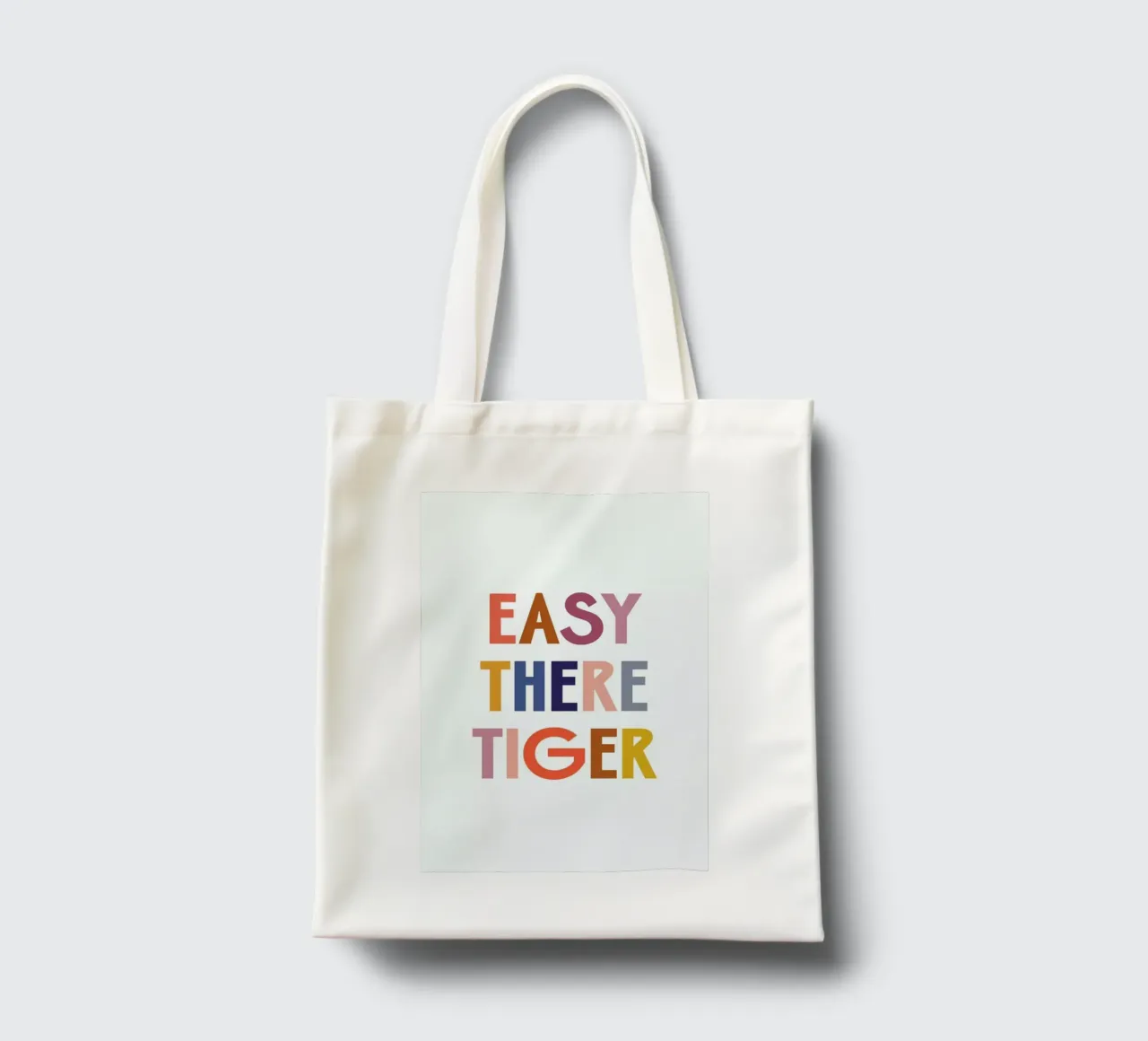 Easy There Tiger borsa in juta da Little Flourishes